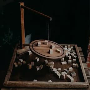 Деревянная игра - Балансир на столе