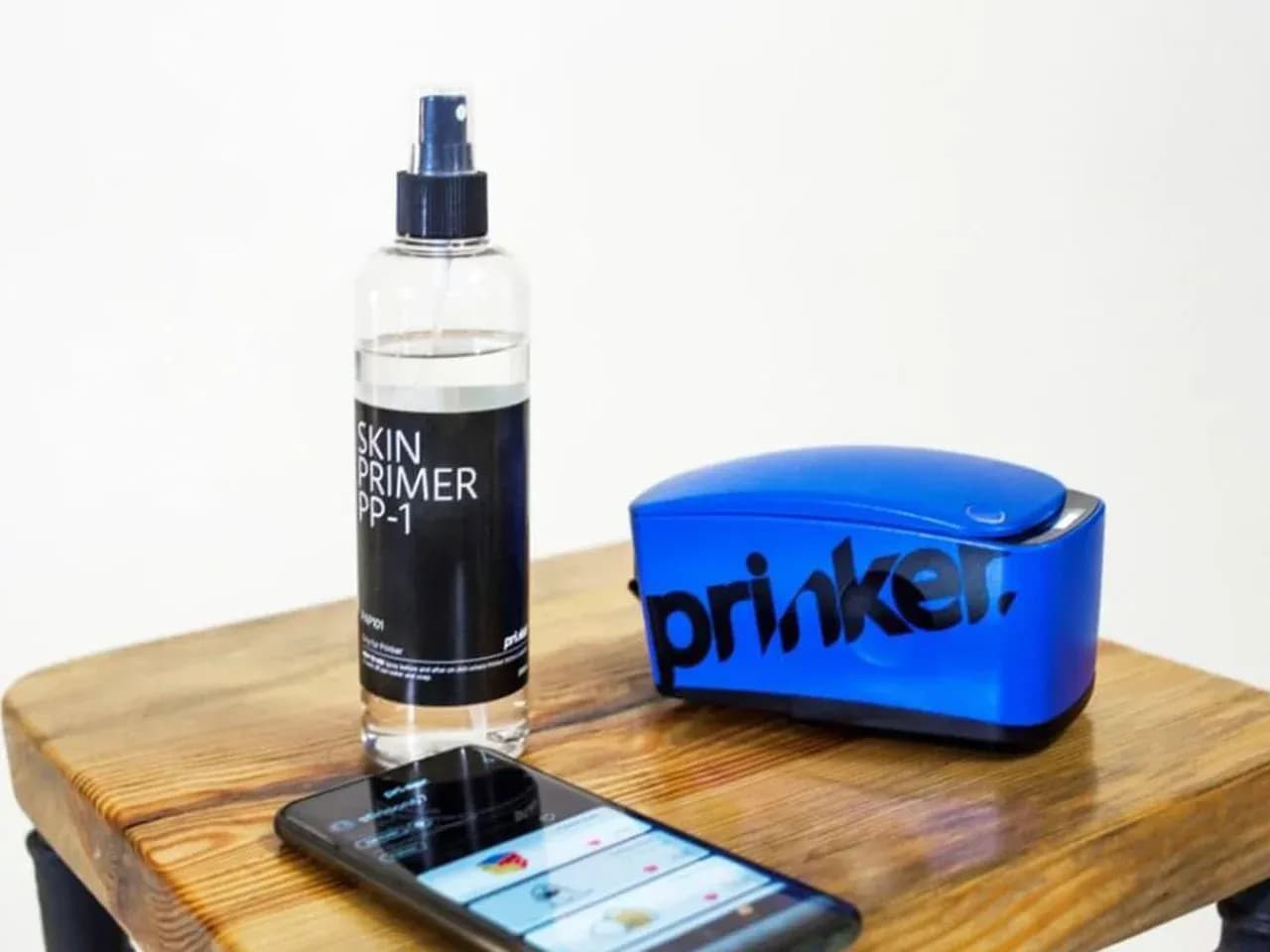 Тату принтер Prinker: устройство, праймер и смартфон для нанесения временных тату