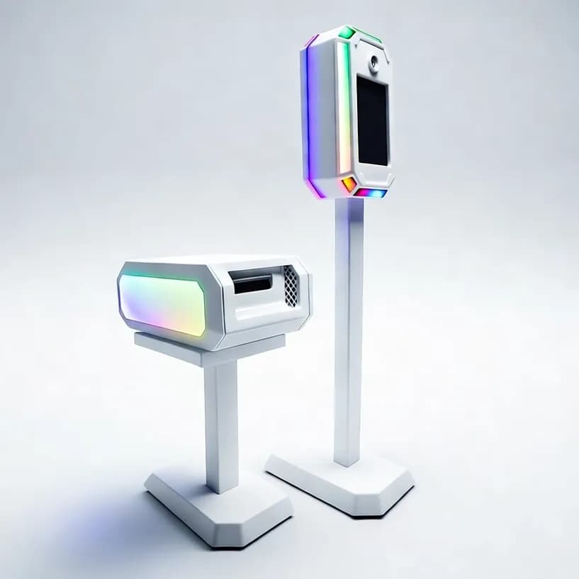 Комплект Гиф стойки на белом фоне